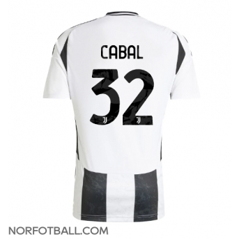 Billige Fotballdrakt Juventus Juan Cabal #32 Replika Hjemmedrakt 2024-25 Kortermet